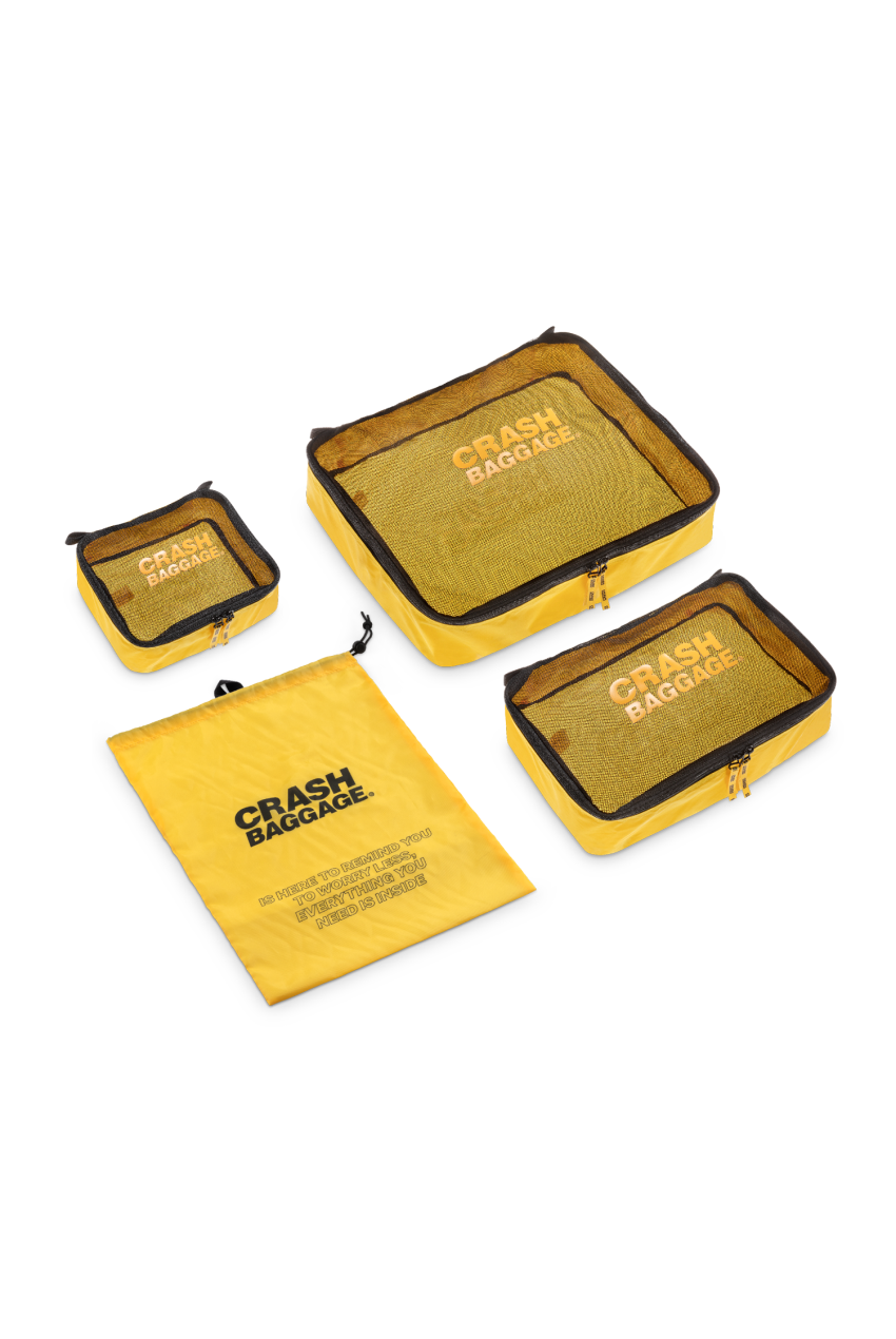 EASY LIFE KIT - 4 pcs Yellow | Crash Baggage