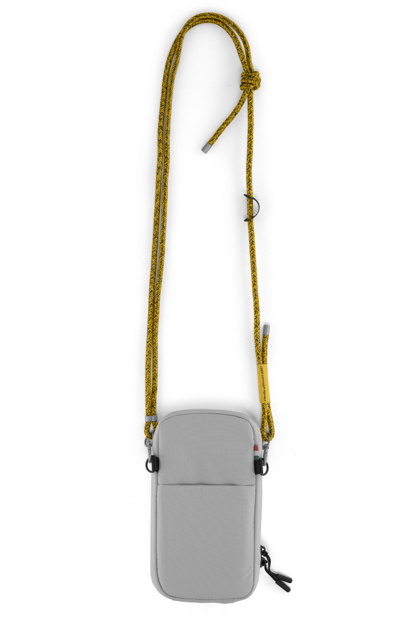 PHONE POUCH - Silver | Crash Baggage