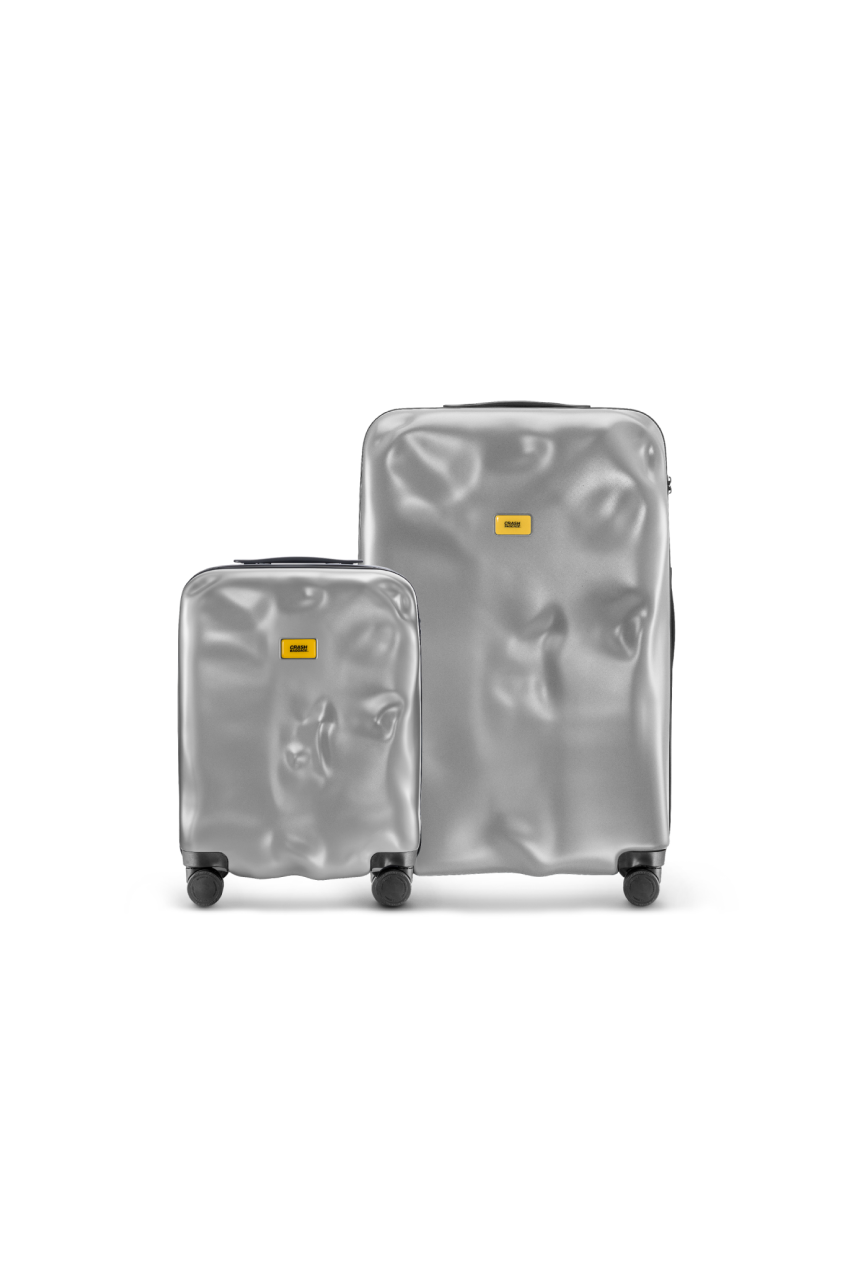ICON - 2pcs SET (S+L) Silver | Crash Baggage