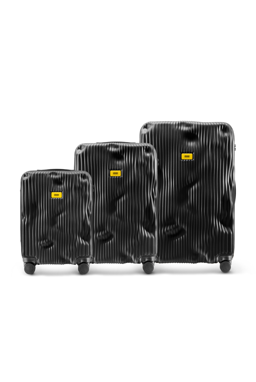 STRIPE 3-Piece Set - Black | Crash Baggage
