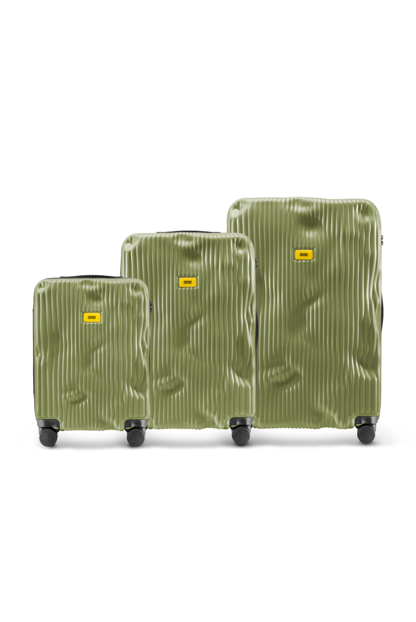 STRIPE 3-Piece Set - Olive | Crash Baggage
