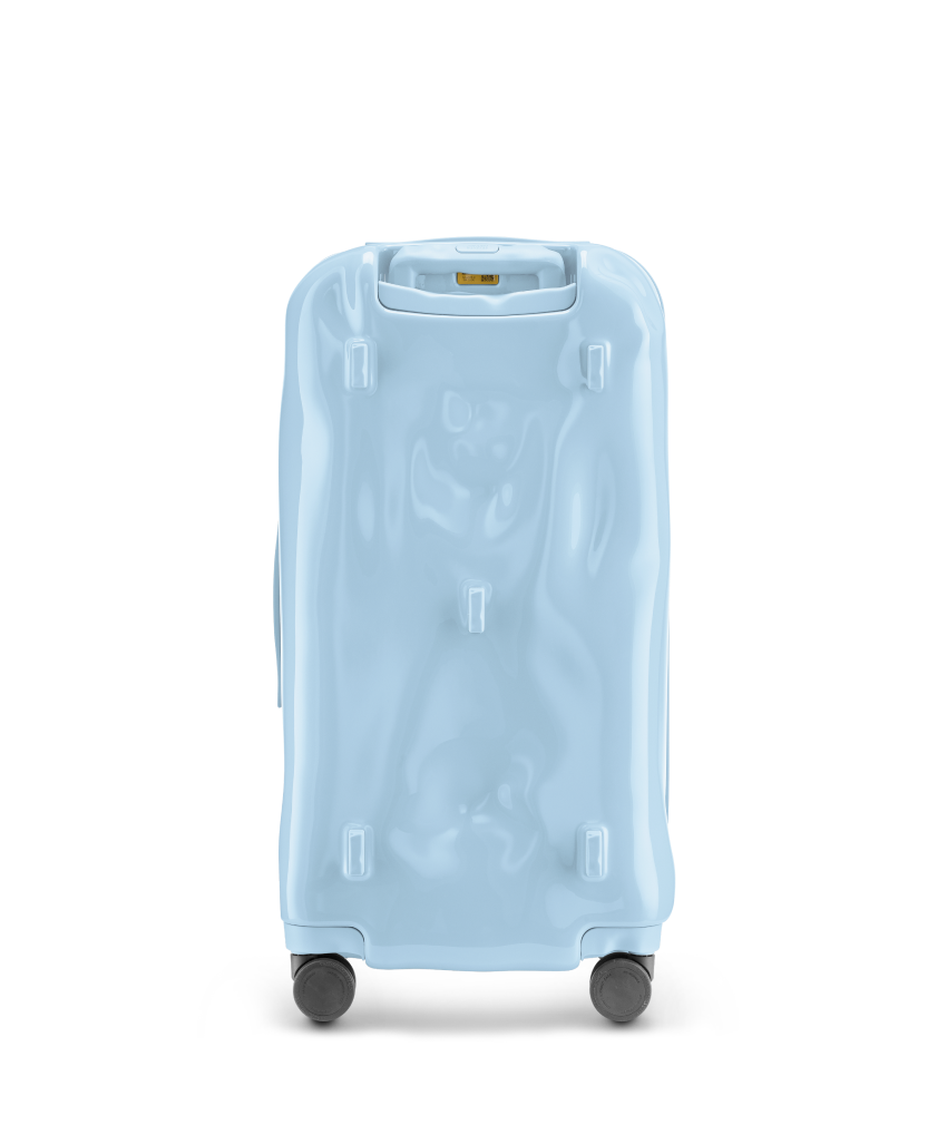 Large Blue Trunk Trunk Luggage: Hard Shell Travel Trunk | Crash Baggage