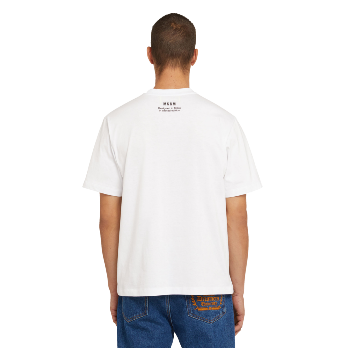 MSGM(エムエスジーエム) LOGO T-SHIRT ロゴ Tシャツ S ホワイト