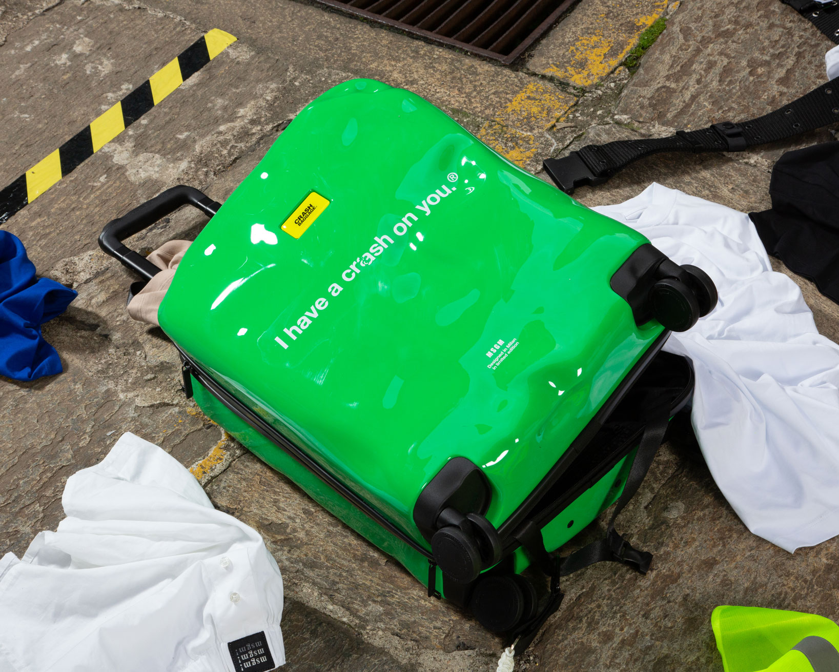 スーツケース・キャリーケース MSGM x CRASH BAGGAGE Icon Cabin small MSGM X Crash Baggage - Crash Baggage